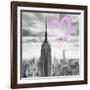 Luv Collection - New York City - Manhattan Skyscrapers II-Philippe Hugonnard-Framed Art Print