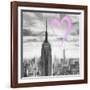 Luv Collection - New York City - Manhattan Skyscrapers II-Philippe Hugonnard-Framed Art Print