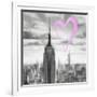 Luv Collection - New York City - Manhattan Skyscrapers II-Philippe Hugonnard-Framed Art Print