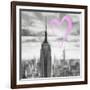 Luv Collection - New York City - Manhattan Skyscrapers II-Philippe Hugonnard-Framed Art Print