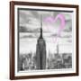 Luv Collection - New York City - Manhattan Skyscrapers II-Philippe Hugonnard-Framed Art Print