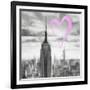 Luv Collection - New York City - Manhattan Skyscrapers II-Philippe Hugonnard-Framed Art Print