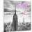 Luv Collection - New York City - Manhattan Skyscrapers II-Philippe Hugonnard-Mounted Art Print