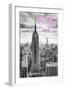 Luv Collection - New York City - Manhattan Skyscrapers-Philippe Hugonnard-Framed Premium Giclee Print