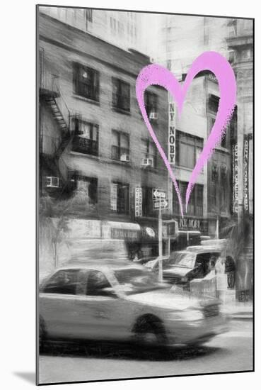 Luv Collection - New York City - Manhattan Street II-Philippe Hugonnard-Mounted Art Print