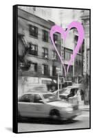 Luv Collection - New York City - Manhattan Street II-Philippe Hugonnard-Framed Stretched Canvas