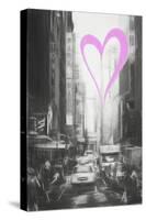 Luv Collection - New York City - Manhattan Street-Philippe Hugonnard-Stretched Canvas