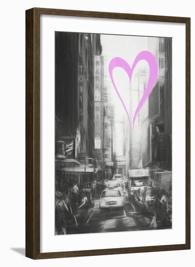 Luv Collection - New York City - Manhattan Street-Philippe Hugonnard-Framed Art Print