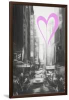 Luv Collection - New York City - Manhattan Street-Philippe Hugonnard-Framed Art Print