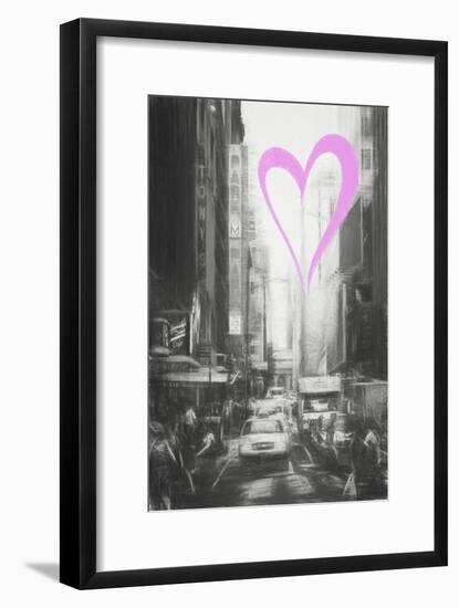 Luv Collection - New York City - Manhattan Street-Philippe Hugonnard-Framed Art Print