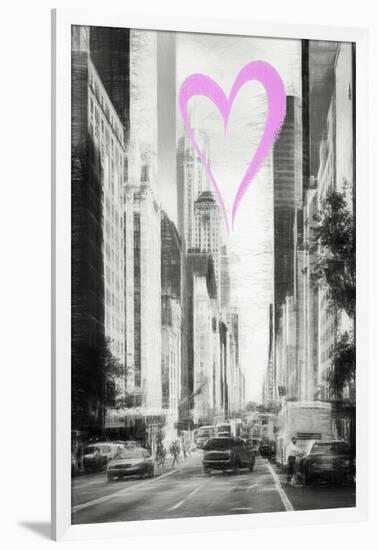 Luv Collection - New York City - Manhattan Traffic-Philippe Hugonnard-Framed Art Print