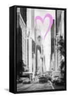 Luv Collection - New York City - Manhattan Traffic-Philippe Hugonnard-Framed Stretched Canvas