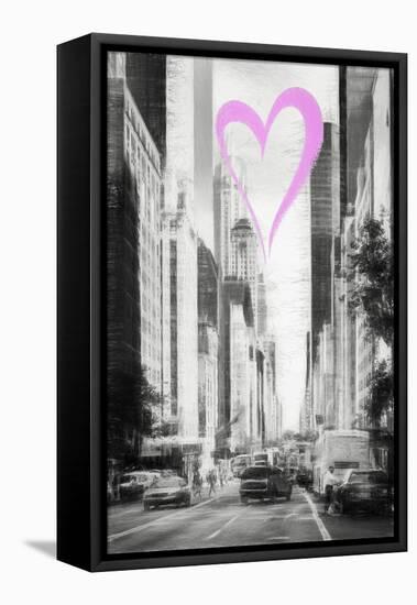 Luv Collection - New York City - Manhattan Traffic-Philippe Hugonnard-Framed Stretched Canvas