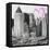 Luv Collection - New York City - Manhattan View II-Philippe Hugonnard-Framed Stretched Canvas
