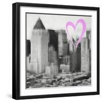 Luv Collection - New York City - Manhattan View II-Philippe Hugonnard-Framed Art Print