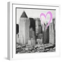 Luv Collection - New York City - Manhattan View II-Philippe Hugonnard-Framed Art Print