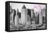 Luv Collection - New York City - Manhattan View-Philippe Hugonnard-Framed Stretched Canvas