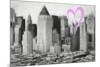 Luv Collection - New York City - Manhattan View-Philippe Hugonnard-Mounted Art Print