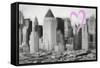 Luv Collection - New York City - Manhattan View-Philippe Hugonnard-Framed Stretched Canvas