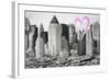 Luv Collection - New York City - Manhattan View-Philippe Hugonnard-Framed Art Print