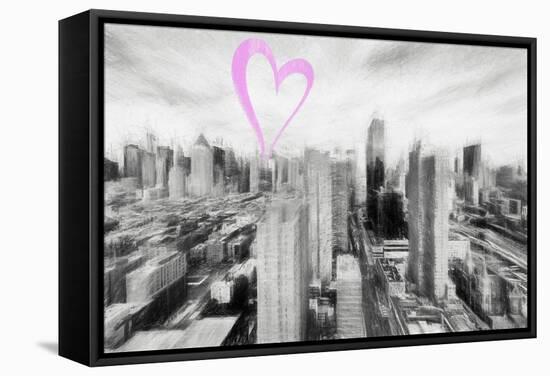 Luv Collection - New York City - Manhattan-Philippe Hugonnard-Framed Stretched Canvas