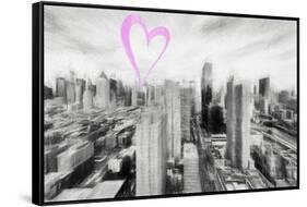 Luv Collection - New York City - Manhattan-Philippe Hugonnard-Framed Stretched Canvas