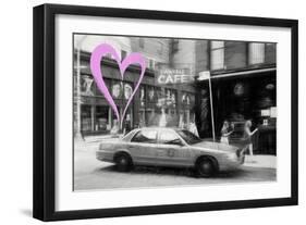 Luv Collection - New York City - NY Cafe-Philippe Hugonnard-Framed Art Print