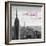 Luv Collection - New York City - NY Skyline II-Philippe Hugonnard-Framed Art Print