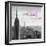 Luv Collection - New York City - NY Skyline II-Philippe Hugonnard-Framed Art Print