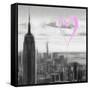 Luv Collection - New York City - NY Skyline II-Philippe Hugonnard-Framed Stretched Canvas