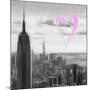 Luv Collection - New York City - NY Skyline II-Philippe Hugonnard-Mounted Premium Giclee Print