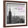 Luv Collection - New York City - NY Skyline II-Philippe Hugonnard-Framed Art Print