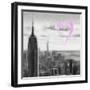 Luv Collection - New York City - NY Skyline II-Philippe Hugonnard-Framed Premium Giclee Print