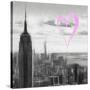 Luv Collection - New York City - NY Skyline II-Philippe Hugonnard-Stretched Canvas