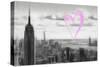 Luv Collection - New York City - NY Skyline-Philippe Hugonnard-Stretched Canvas