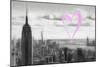 Luv Collection - New York City - NY Skyline-Philippe Hugonnard-Mounted Art Print