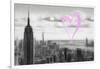 Luv Collection - New York City - NY Skyline-Philippe Hugonnard-Framed Art Print