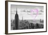 Luv Collection - New York City - NY Skyline-Philippe Hugonnard-Framed Art Print