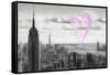 Luv Collection - New York City - NY Skyline-Philippe Hugonnard-Framed Stretched Canvas