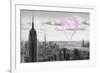 Luv Collection - New York City - NY Skyline-Philippe Hugonnard-Framed Art Print