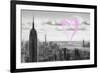 Luv Collection - New York City - NY Skyline-Philippe Hugonnard-Framed Premium Giclee Print