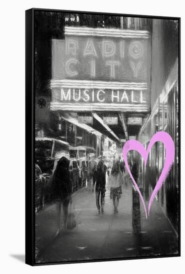 Luv Collection - New York City - Radio City Music Hall-Philippe Hugonnard-Framed Stretched Canvas