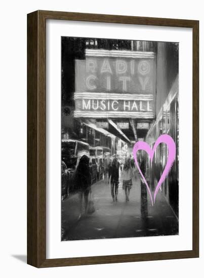 Luv Collection - New York City - Radio City Music Hall-Philippe Hugonnard-Framed Art Print