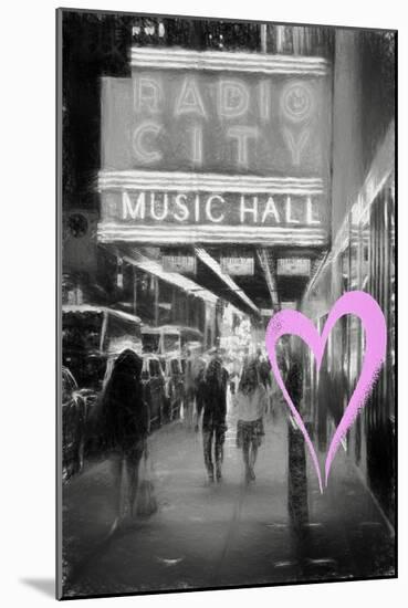 Luv Collection - New York City - Radio City Music Hall-Philippe Hugonnard-Mounted Art Print