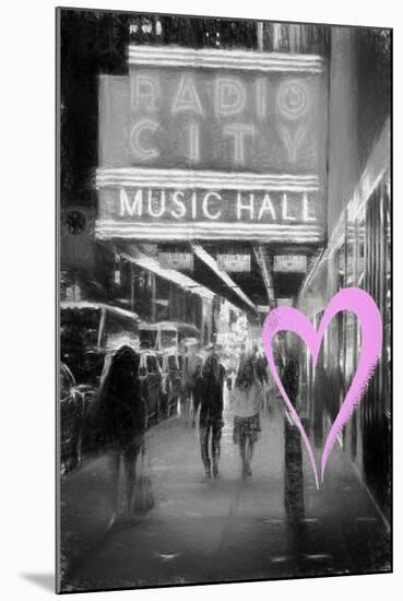 Luv Collection - New York City - Radio City Music Hall-Philippe Hugonnard-Mounted Art Print