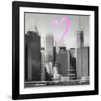 Luv Collection - New York City - Skyscrapers II-Philippe Hugonnard-Framed Art Print