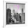 Luv Collection - New York City - Skyscrapers II-Philippe Hugonnard-Framed Art Print