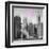 Luv Collection - New York City - Skyscrapers II-Philippe Hugonnard-Framed Art Print