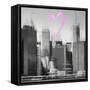 Luv Collection - New York City - Skyscrapers II-Philippe Hugonnard-Framed Stretched Canvas