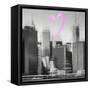 Luv Collection - New York City - Skyscrapers II-Philippe Hugonnard-Framed Stretched Canvas